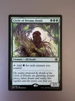 Circle of Dreams Druid - AFR NM - Magic The Gathering 176 - Image 1