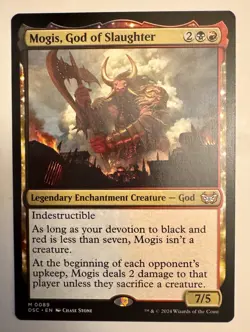 Mogis, God of Slaughter 0089 Commander: Duskmourn: House of Horror DSC MTG Magic - Image 1