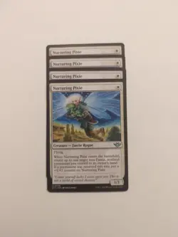 (4) Nurturing Pixie *PLAYSET* Outlaws of Thunder Junction Regular NM MTG - Image 1