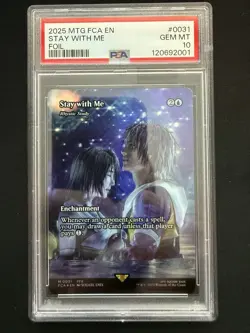 2025 MTG Final Fantasy STAY WITH ME * Through The Ages FOIL * PSA 10 - Image 1