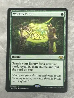 MTG Worldly Tutor Dominaria Remastered Pack Fresh - Image 1