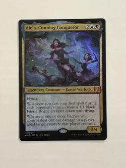 Alela, Cunning Conqueror Commander: Wilds of Eldraine Foil NM - Image 1