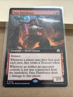 Pain Distributor (Extended Art) Commander: March of the Machine Regular. Mtg. Nm - Image 2