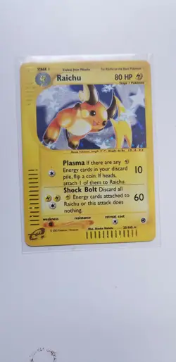 Raichu - Expedition 25/165 - Holo Rare Pokemon NM - Image 2