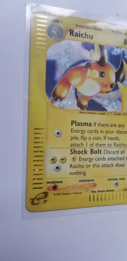 Raichu - Expedition 25/165 - Holo Rare Pokemon NM - Image 3