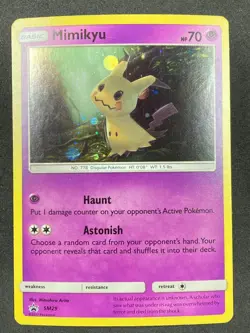 Mimikyu SM29 - Sun and Moon - Holo Promo 2017 Pokemon Card - MP - Image 1