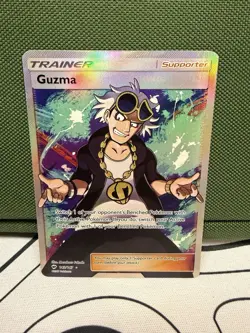 Guzma (Full Art) 143/147 Sm-Burning Shadows Ultra Rare Holo Pokemon TCG Card - Image 1
