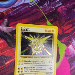 Pokemon TCG Zapdos Base Set 2 20/130 Holo Unlimited Holo Rare NM - Image 2