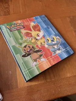 Lot of 495 Pokemon Cards In Binder Sleeves - Image 1