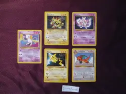 Pokemon TCG Black Star Promo Lot of 5 Mew Mewtwo Pikachu Dragonite Electabuzz - Image 2