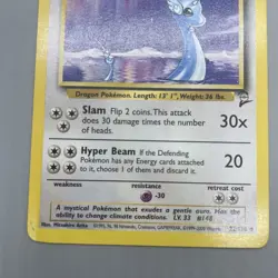 Dragonair 22/130 Vintage Rare Pokemon Card- Base Set 2 LP - Image 4