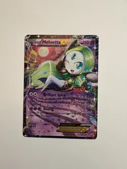 Meloetta EX RC11/RC25 Legendary Treasures: Radiant Collection Holo Pokemon Card - Image 2