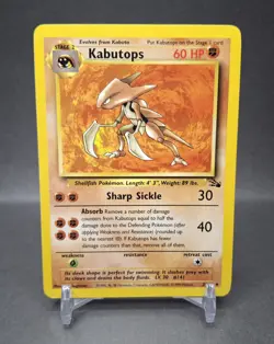 Pokemon TCG Kabutops 24/62 Fossil Regular NM-LP - Image 1