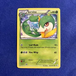 Servine RC2/RC25 Pokemon TCG Legendary Treasures Radiant Collection Card - NM - Image 1