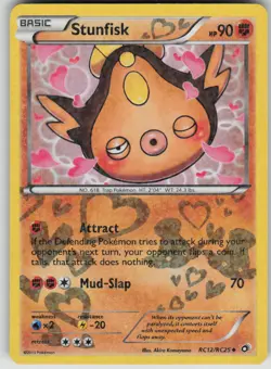 Pokemon TCG Stunfisk Uncommon Legendary Treasures: Radiant Collection RC12/RC25 - Image 1