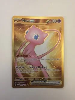 Mew EX 205/165 Pokemon TCG Scarlet & Violet 151 Hyper Rare English NON METAL NM - Image 1