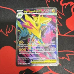 Pokemon Mega Manectric EX Full Art Holo Ultra Rare 330 HP 158/132 Me01 Flash Ray - Image 1