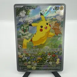 Pokemon Pikachu TCG SVP088 Black Star Promos Full Art Holo Card - Image 1