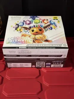 Pokemon Prismatic Evolutions ETB Elite Trainer Box Factory Sealed Dollar General - Image 5