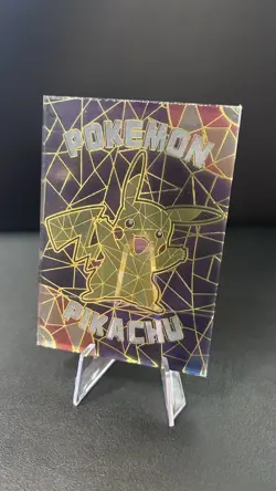 Pokemon Elf Eif Origin Collection STAINED GLASS ACRYLIC CASE HIT Pikachu RARE - Image 1