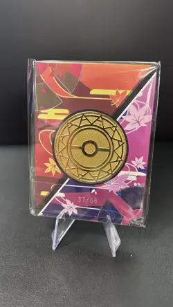 Pokemon Elf Eif Origin Collection 1.0 Metal Coin Murkrow 37/66 Naruto - Image 2