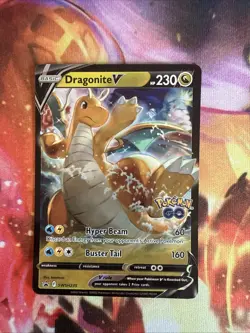 Pokemon TCG Dragonite V Pokemon Go SWSH235 Black Star Promo - Image 2