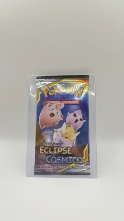 Pokemon Cosmic Eclipse Booster Pack Portuguese Factory Sealed - Image 4