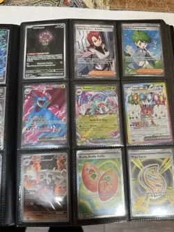 Binder Of Pokemon Cards. Rare, Secret Rare, Full Art. 20 Pages 180 Cards - Image 3