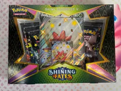 Pokemon TCG Shining Fates Shiny Eldegoss V Collection Box – Factory Sealed - Image 1