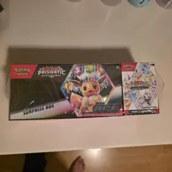 Pokemon Prismatic Evolutions Surprise Box And Booster Bundle Sealed - Image 1