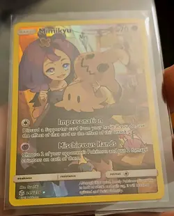Pokemon Mimikyu Sm-Cosmic Eclipse Secret Rare Holo 245/236 70 HP - Image 3