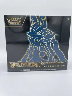 Pokemon Center ETB Mega Evolution Lucario Elite Trainer Box 💥Ships Fast 💥 - Image 1