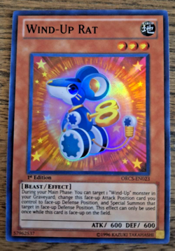 Wind-Up Rat ORCS-EN023 Order of Chaos 1st Edition | Super Rare LP - Image 1