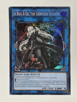 Yugioh A Bao A Qu, the Lightless Shadow 1st Edition Card English - Image 1