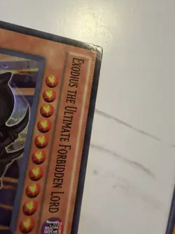 EXODIUS THE ULTIMATE FORBIDDEN LORD 1996 CT07-EN024 YUGIOH Limited Edition (MP) - Image 4