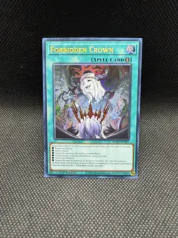 Yugioh Forbidden Crown BPRO-EN067 Secret Rare 1st Edition NM - Image 1