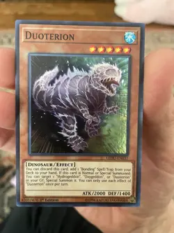 YuGiOh Duoterion Effect LEDU-EN037 Legendary Duelists 1st Edition Mint - Image 1