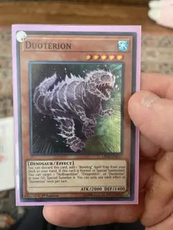 YuGiOh Duoterion Effect LEDU-EN037 Legendary Duelists 1st Edition Mint - Image 2