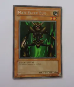 Man-Eater Bug DB1-EN131 (Rare, Unlimited, Lightly Played / LP) Yugioh - Image 1