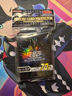 XYZ Black Sleeves - (70) Official Konami OCG YuGiOh Brand New & Sealed - Image 1