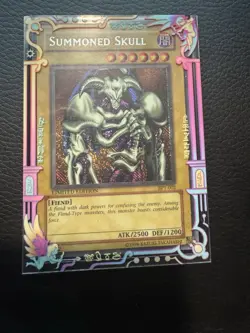 Yu-Gi-Oh! Konami Summoned Skull Holo Limited Edition BPT BPT-002 LP - Image 3