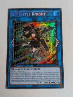 S:P Little Knight 1st Edition Platinum Secret Rare RA03-EN049 Yu-Gi-Oh! - Image 1