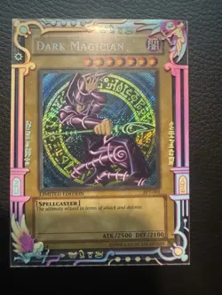 Yu-Gi-Oh! TCG Dark Magician Secret Rare Holo 2002 Tin BPT-001 Ltd Ed - Image 4
