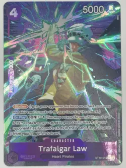 CARD ONE PIECE TCG - Trafalgar Law PRB01 Alternate Art NEAR MINT ENG ST10-010 - Image 1