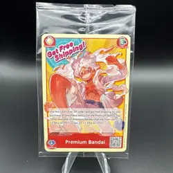 One Piece Monkey D Luffy Bandai Fest Free Shipping Discount Code Sealed Promo - Image 1