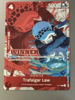Trafalgar Law P-017 Winner Tournament Pack Volume 7 - One Piece Card Game - Image 3
