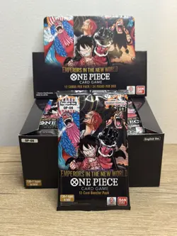5 Packs -Emperors In The New World Booster- One Piece Card Game OP-09 English - Image 1