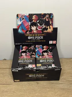 5 Packs -Emperors In The New World Booster- One Piece Card Game OP-09 English - Image 2