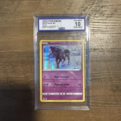 Pokemon TCG Spectrier Lost Origin Holo Card 081/196 Rare - Image 1