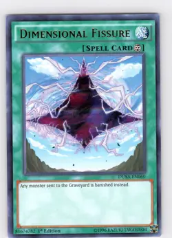 Yu-Gi-Oh TCG Dimensional Fissure DUSA-EN060 1st Edition Ultra Rare Card NM - Image 1